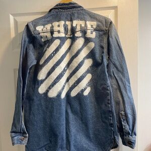 Off -White Denim Jacket for Men
